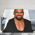 thumbnail image 1 of Shemar Moore Blanket Soft Flannel Fleece Throw Blanket Pattern Warm Plush Blankets 60"x50", 1 of 6