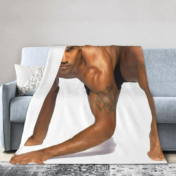 Shemar Moore Blanket Soft Flannel Fleece Throw Blanket Pattern Warm Plush Blankets 60"x50"