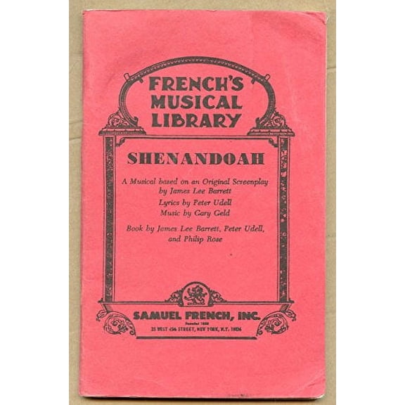 Pre-Owned Shenandoah : A Musical (Hardcover) 9780573680731