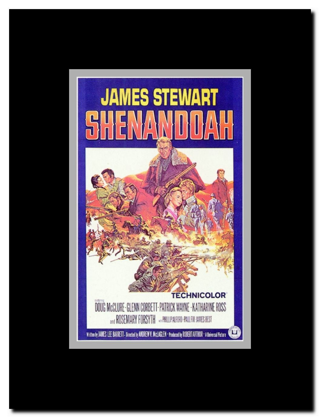 Shenandoah Framed Movie Poster