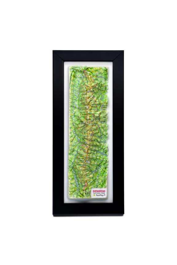 Shenandoah National Park 3D Raised Relief Map