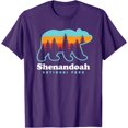 thumbnail image 1 of Shenandoah National Park Bear Shenandoah Valley Unisex T-Shirt for Men Women Kids Toddler,Purple Color,Size YXS, 1 of 5