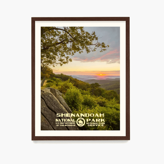 Shenandoah National Park Wpa Inspired Poster, Poster Only