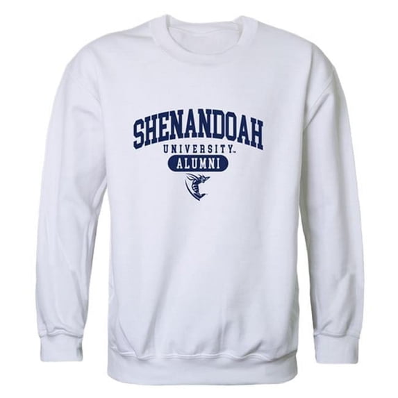 Shenandoah University Hornets Alumni Fleece Sweatshirt, White - Small