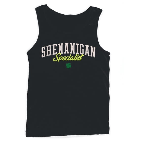 Shenanigan Specialist Funny St. Patricks Day Celebration Men's Tank Top