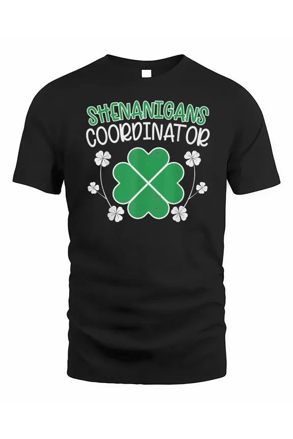 Shenanigans Coordinator Funny St Patricks Day Teacher Shirt