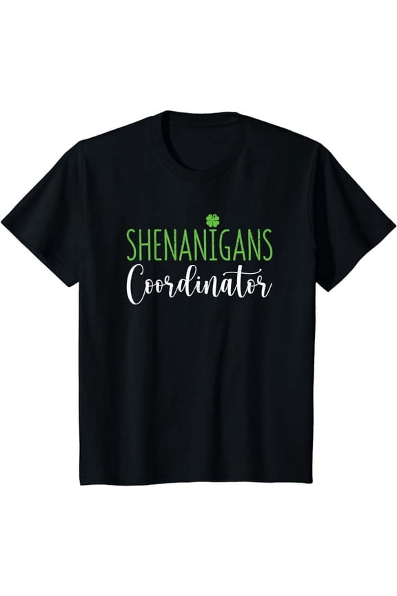 Shenanigans Coordinator Funny Teacher St Patrick's Day Irish T-Shirt