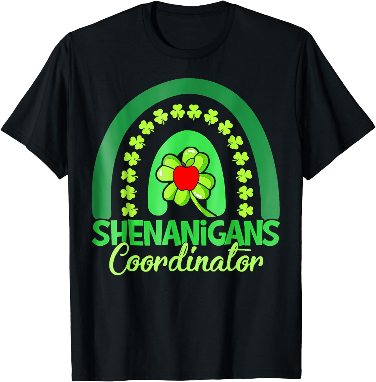 Shenanigans Coordinator St. Patrick's Day T-Shirt For Women - Fun Graphic Tee, Bella Canvas