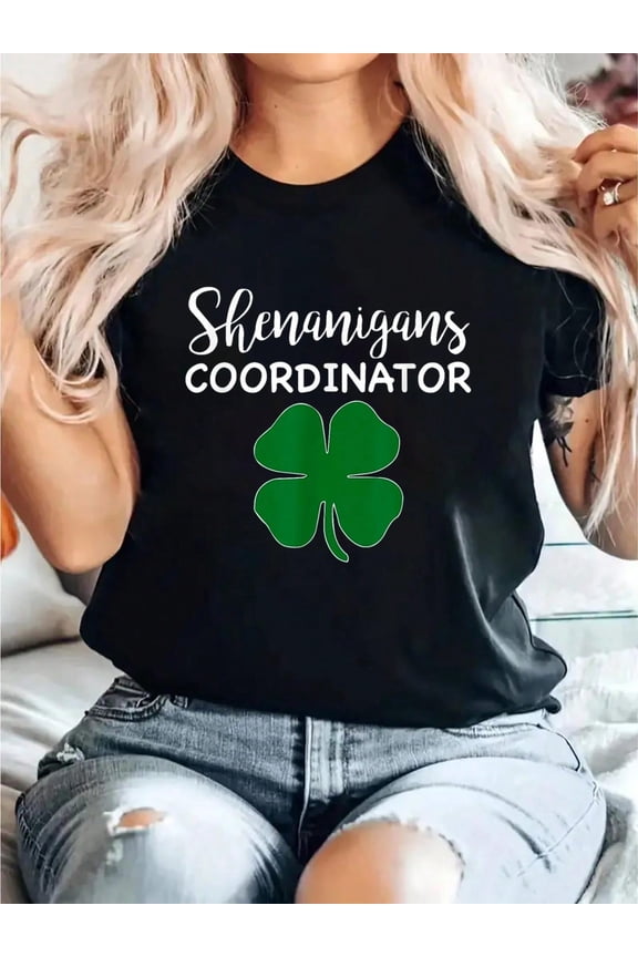 Shenanigans Coordinator T-Shirt ,Funny St Patrick'S Day Gift T-Shirt