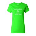 thumbnail image 1 of Shenanigans Loading Please Wait St Saint Patricks Day Gift Sarcastic Humor Novelty Funny Women's Casual Tees, 1 of 3
