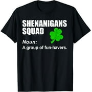 FLAICU Shenanigans Squad Definition Funny Shenanigans St Patricks T-Shirt