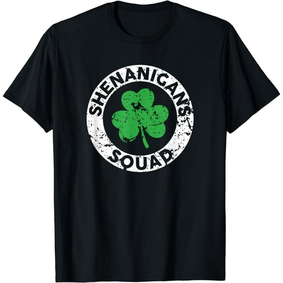 Shenanigans Squad Funny St. Patrick's Day Matching Group T-Shirt