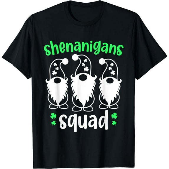 Shenanigans Squad Gnomes St Patricks Day Women Irish T-Shirt