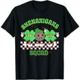 thumbnail image 1 of Shenanigans Squad Groovy Shamrock St Patrick's Day Boys Girl T-Shirt, 1 of 3