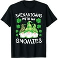 thumbnail image 1 of Shenanigans With My Gnomies St. Patricks Day Gnome Men Women T-Shirt, 1 of 3