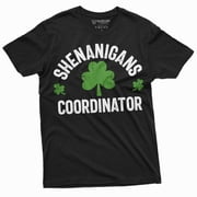 SILVER LAKE T-SHIRTS Shenanigans coordinator T-shirt St. Patrick's day Funny tee clover shamrock humorous Shirts