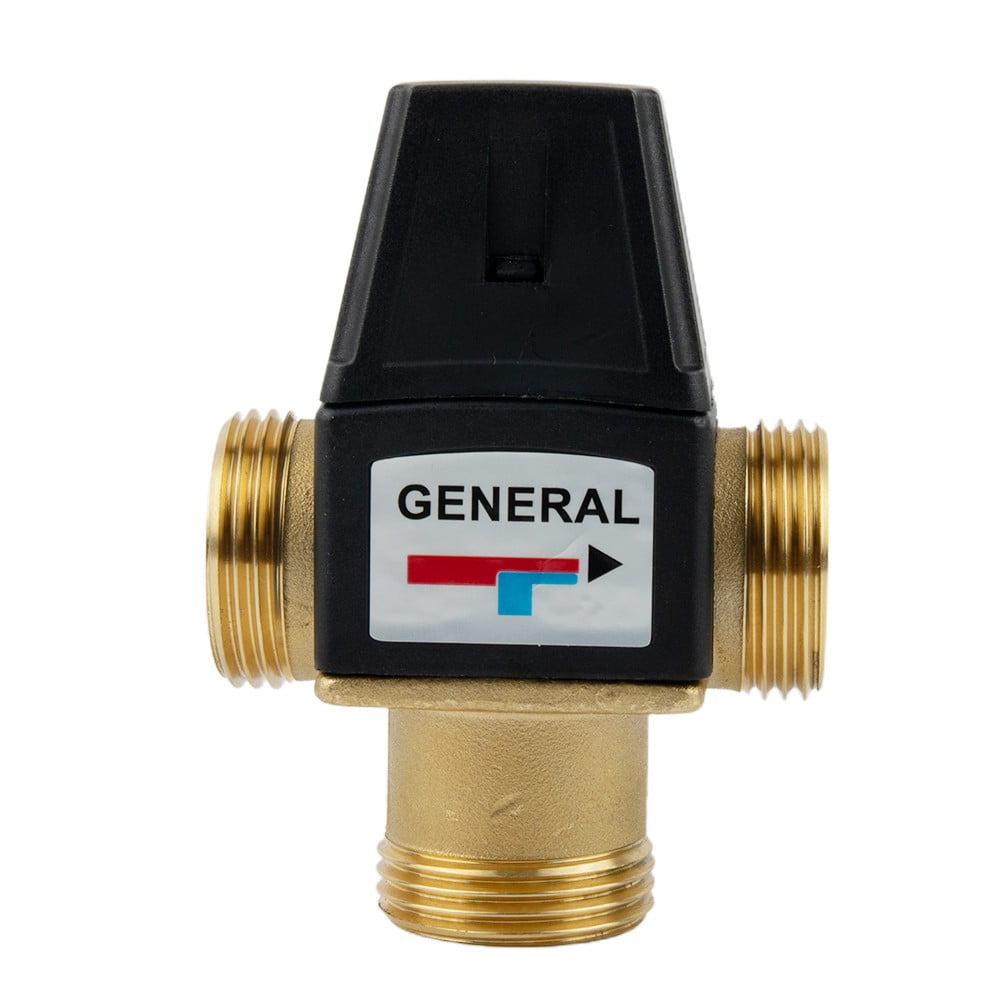 G1/2in Thermostat Messing Mischventil, Wasserhahn Leichtes Verbrühschutz Messing
