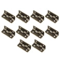 thumbnail image 1 of Sheng Yi Home Improvement,Hardware,10x Furniture Connector Four-Hole Wooden Box Hinge Flat Opening 90 Degree Hinge, 1 of 10