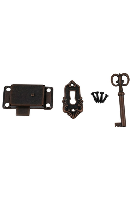 Home Improvement,Hardware,Antique Door Lock Drawer Jewelry Box Cabinet Wardrobe Cupboard Door Lock Set