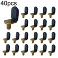thumbnail image 1 of Sheng Yi Home Improvement,Hardware,Bronze Shelf Pins 40 L-Clips /4 Inch Shelf Support Nails Closet Divider Nails, 1 of 10