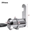 thumbnail image 1 of Sheng Yi Home Improvement,Hardware,Door Lock for Cabinet Mailbox Drawer Cupboard Locker 16/20/25/30mm+2 Key, 1 of 11