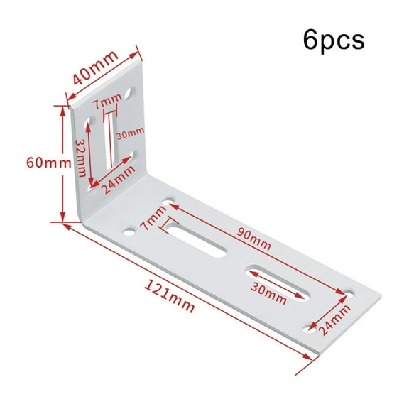 Sheng Yi Home Improvement,Hardware,Thickened corner code fixed 90 degree right angle bracket corner plate bracket
