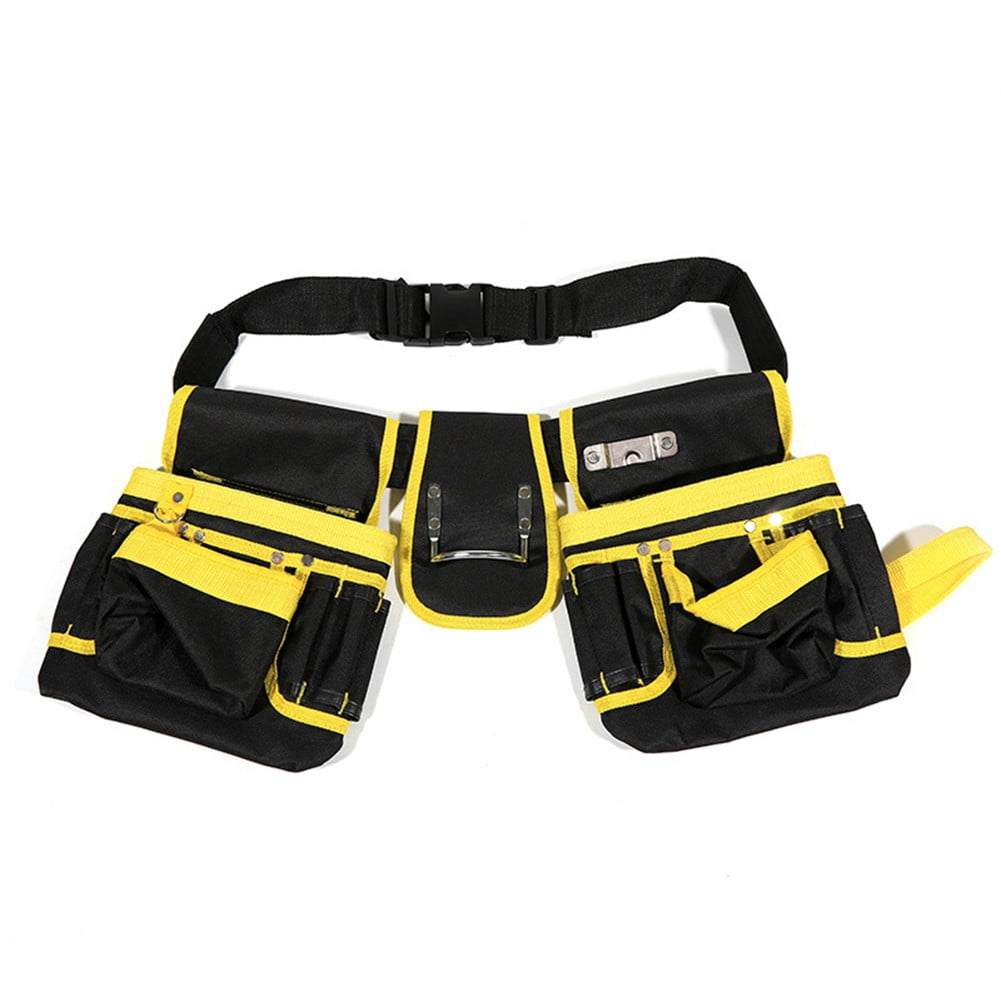 Professional 11-Pocket Tool Belt For Men – Detachable & Adjustable Work Apron For Electricians, Carpenters, Construction - View #6