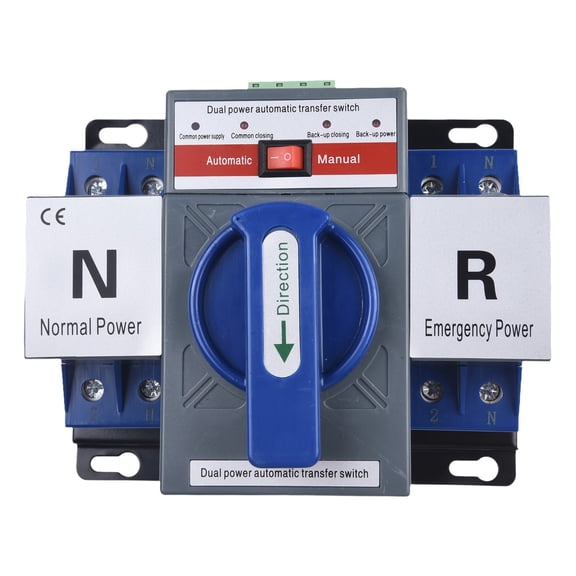 Sheng Yi Home Improvement,Home Accessories,63A 2P for ATS Dual Power Automatic Transfer Switch Generator Changeover Switch