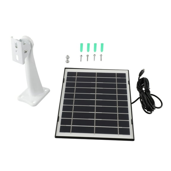 Sheng Yi Home Improvement,Home Accessories,8W 5V Solar Charging Panel with 3 meters Wire for Security Cameras DC Interface