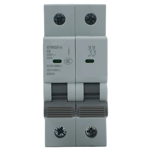 Sheng Yi Home Improvement,Home Accessories,AC Mini Circuit Breaker MCB 2Pole 6/10/16/20/25/32/40/50/63A 6kA Curves Switch