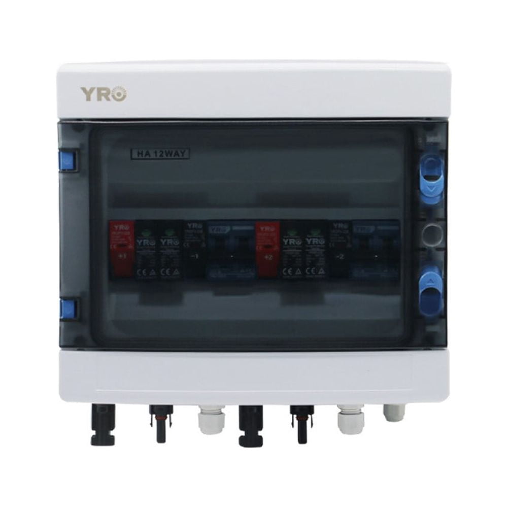 Sheng Yi Home Improvement,Home Accessories,PV Combiner Box 32A 2 String 550V DC Circuit Breaker Solar Panel IP65