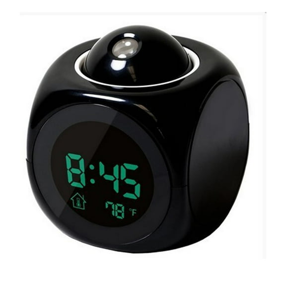 Sheng Yi Home Improvement,Home Accessories,Projection Clock Ceiling Display Desk Table Clock Voice Temperature Display