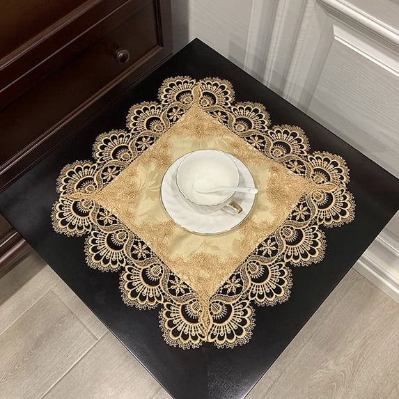 ShengRui Lace Horns A Few Tables Of Cloth French Coffee Table Small Table Pads, Retro Tea Sets Covering Towels