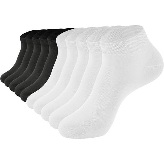 ShengRui Mens Multi-Pack Cotton Socks Thin Breathable Summer Comfort Low Cut Socks