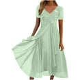 thumbnail image 1 of ShengRui Mother of The Bride Dresses for Women Flowy Lace Chiffon Dress Elegant Formal Evening Party Gown for Wedding, 1 of 6