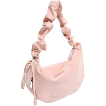 ShengRui Pleated Drawstring Crossbody Bag Dumpling Bag Satchels Hobo Bag Large Capacity Shoulder Bag Top Handle Tote Bag Purse