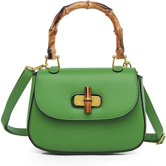 Sheng Rui ShengRui Womens Bamboo Shaped Top Handle Satchel Crossbody Purses and ...