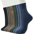 thumbnail image 1 of ShengRui Womens Cotton Crew Socks Thin Dress Socks for Women Above Breathable Casual Sock 8-10 Pairs, 1 of 6