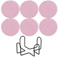 thumbnail image 1 of ShengapQ 6Pcs Cotton Heat Resistant Trivets for Kitchen, Insulated Placemats, Multi-Purpose Hot Pads, Protect Your Countertop, Durable and Easy to Clean, Perfect for Home Decor and Gifts, 1 of 6