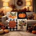 thumbnail image 1 of ShengapQ Cute Fall Blanket, Cozy Flannel Nap Blanket, Lightweight Heat Retaining Throw Blanket for Home Decor, Perfect for Autumn and Thanksgiving, Soft and Portable Blanket, 39×28in, 1 of 6