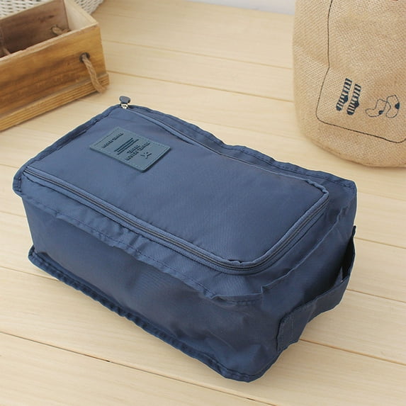 ShengapQ Portable Travel Multifunctional Storage Carrying Box, Foldable Shoe Storage Bag, Shoes Organizer, Lightweight Clothing Organizer, Durable Polyester Material, Space-saving Travel Accessory