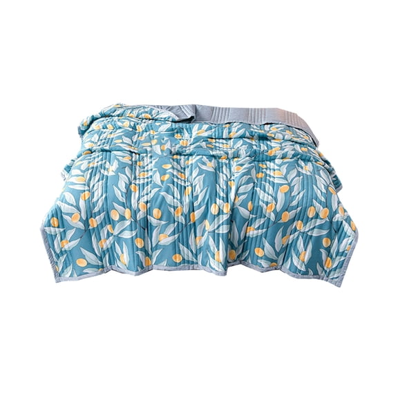 ShengapQ Summer Quilt Washed Cotton, Thin Machine Washable Summer Blanket, Soft Breathable Quilt for Dormitory, Comfortable Bedding for Hot Weather, Lightweight Cooling Quilt Core for Restful Sleep