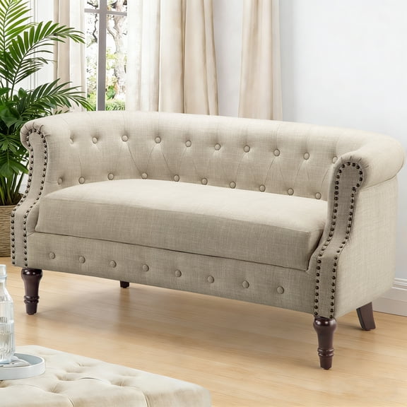 Shengchao Trade Loveseat Sofa for Living Room - Long Couch in a Box, Love Seat for Small Area, Couches for Living Room