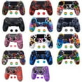 thumbnail image 1 of Shengshi PS4 Controller Silicone Skin Grip Cover Case with Joystick Caps, Multicolor, 1 of 7