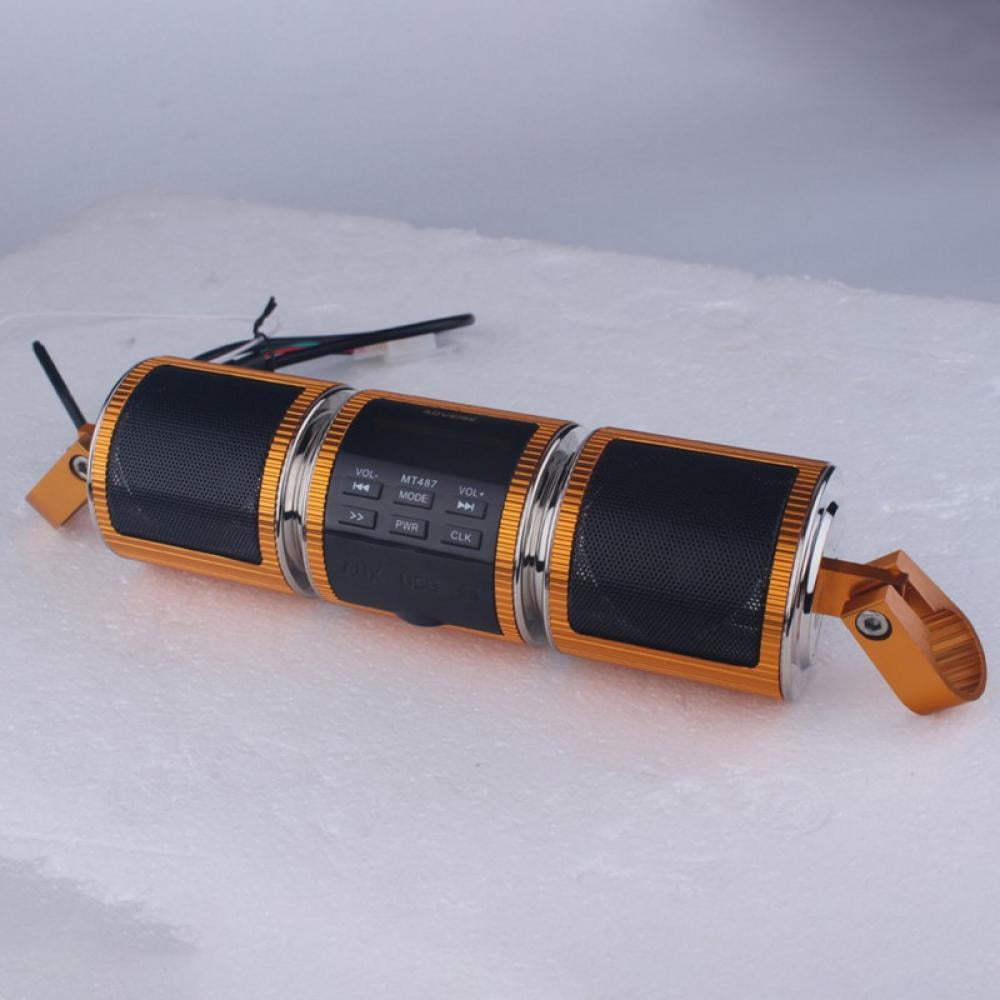 Shengshi Waterproof Bluetooth Motorcycle ATV Stereo Speakers Soundbar 7