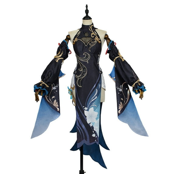 Shenhe Liyue Qipiao Dress - Chinese New Year Dress