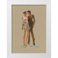 thumbnail image 1 of Shenli 24x32 White Modern Wood Framed Museum Art Print Titled - TOM AND KATE, 1 of 4
