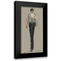 Shenli 9x14 Black Modern Framed Museum Art Print Titled - CHANTAL