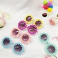thumbnail image 1 of Shenmeida 1/2PCS Anti UV Flower Sunglasses for Women Round Flower Glasses for Adult kids Decor, 1 of 7