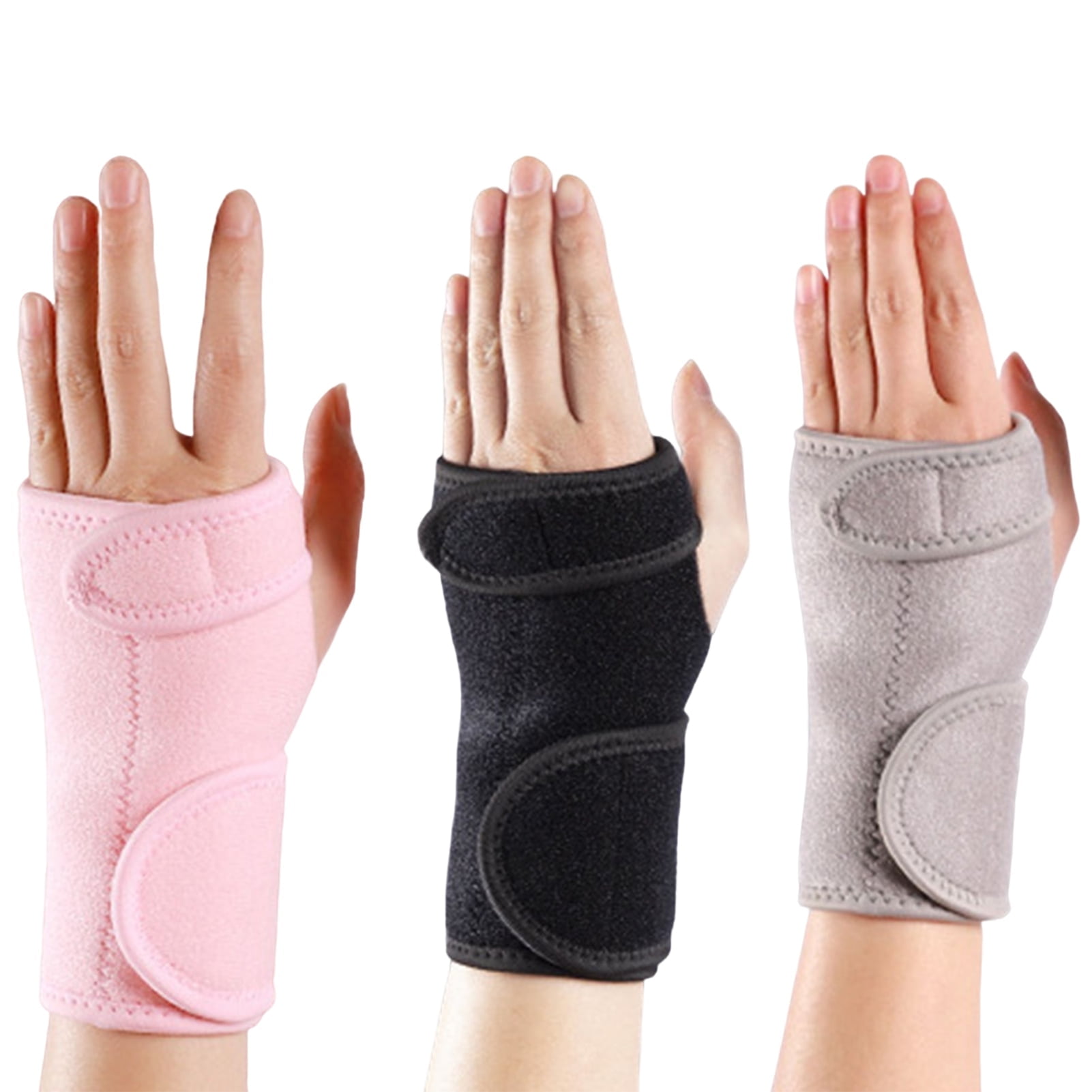 Shenmeida 1Pc Wrist Support Brace, Adjustable Wrist Support Brace, Pain Relief for Men&Women, Fitted Wrist Brace for Carpal Tunnel, Tendonitis